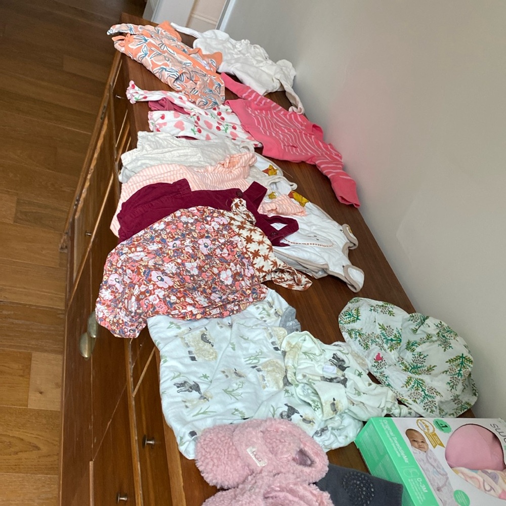 16 item 3 month old baby girl bundle
